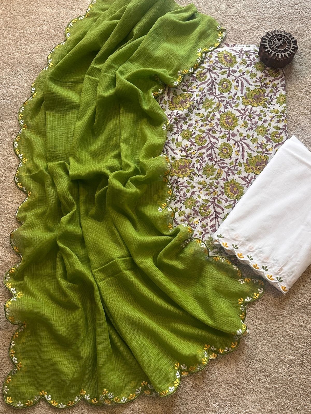 Barkha Unstitched Set
