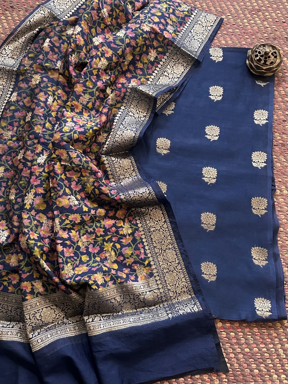 Maheshwari Silk with Benarsi Weave