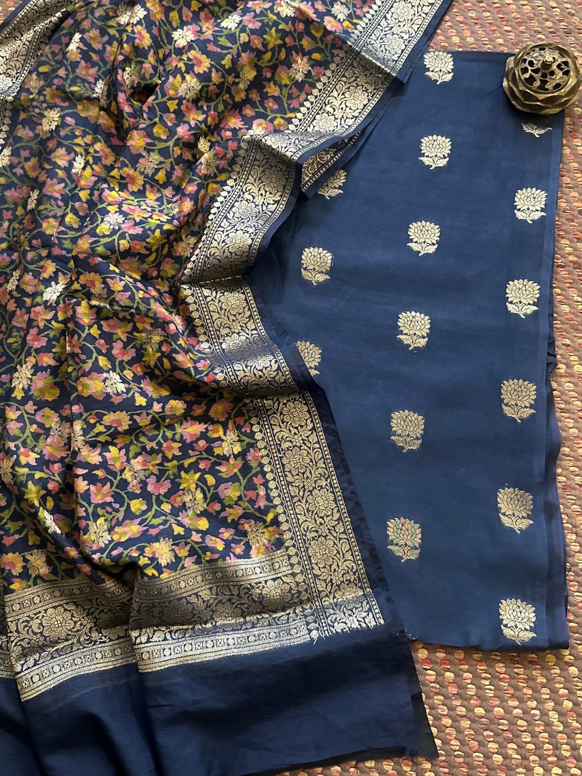 Maheshwari Silk with Benarsi Weave