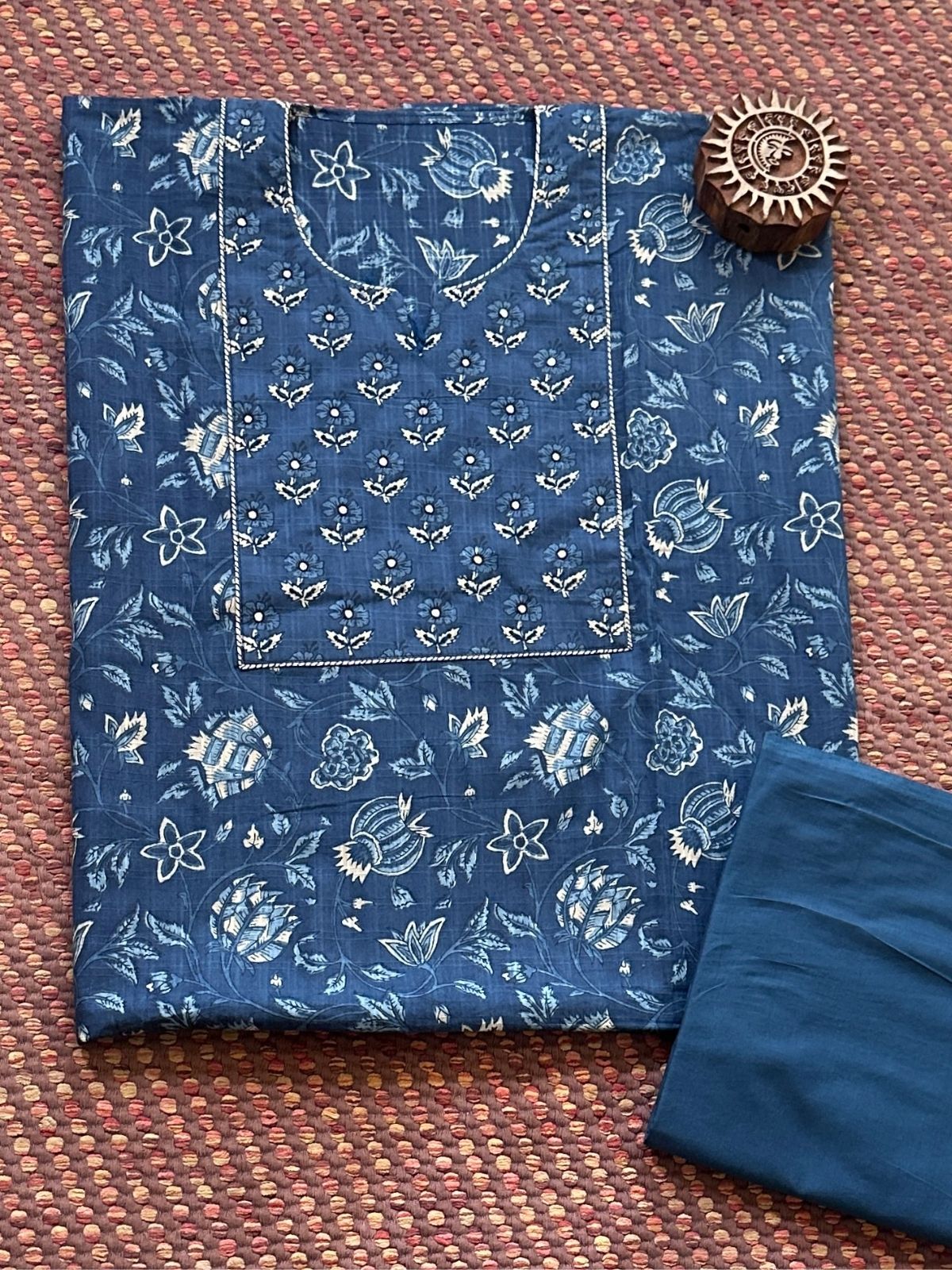 Cotton Embroidered  Set