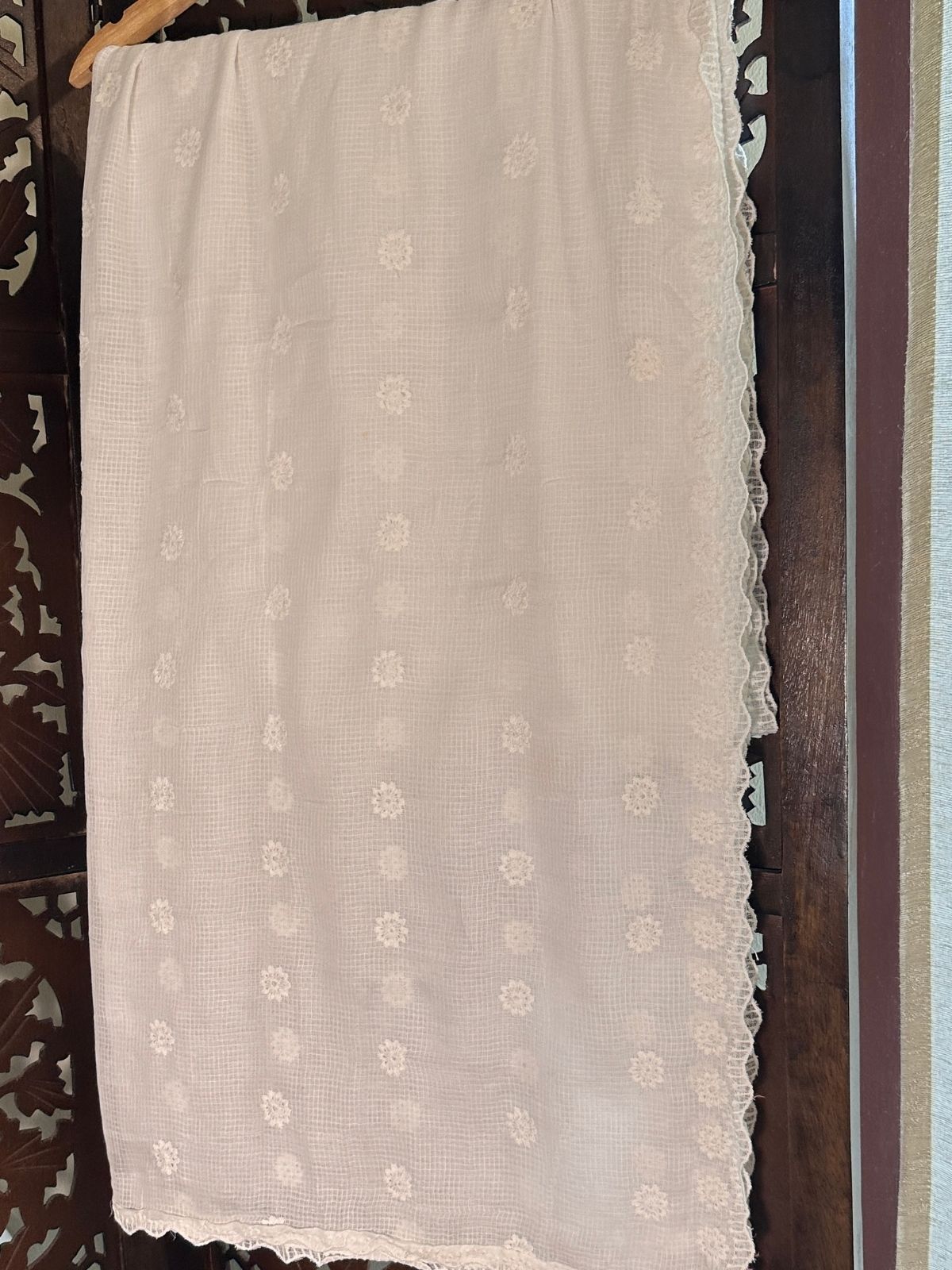 Kota Doria Embroidered Dupatta