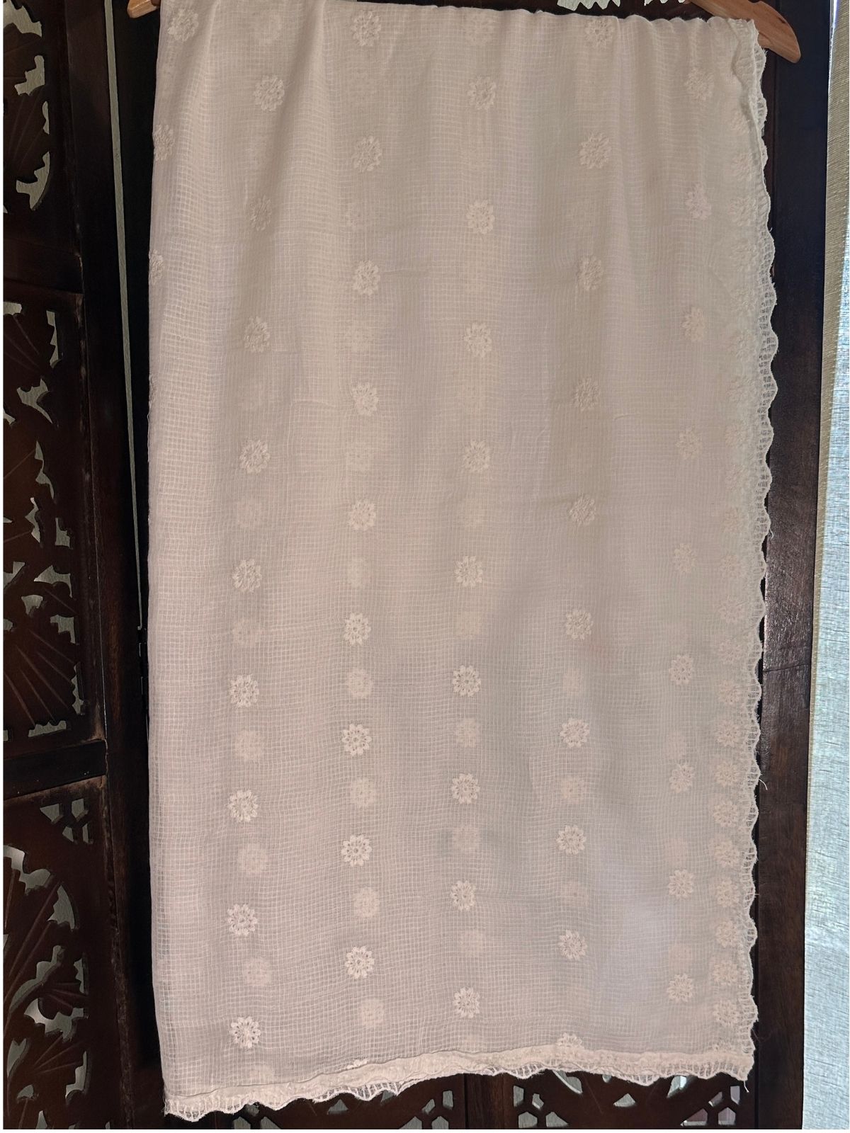 Kota Doria Embroidered Dupatta