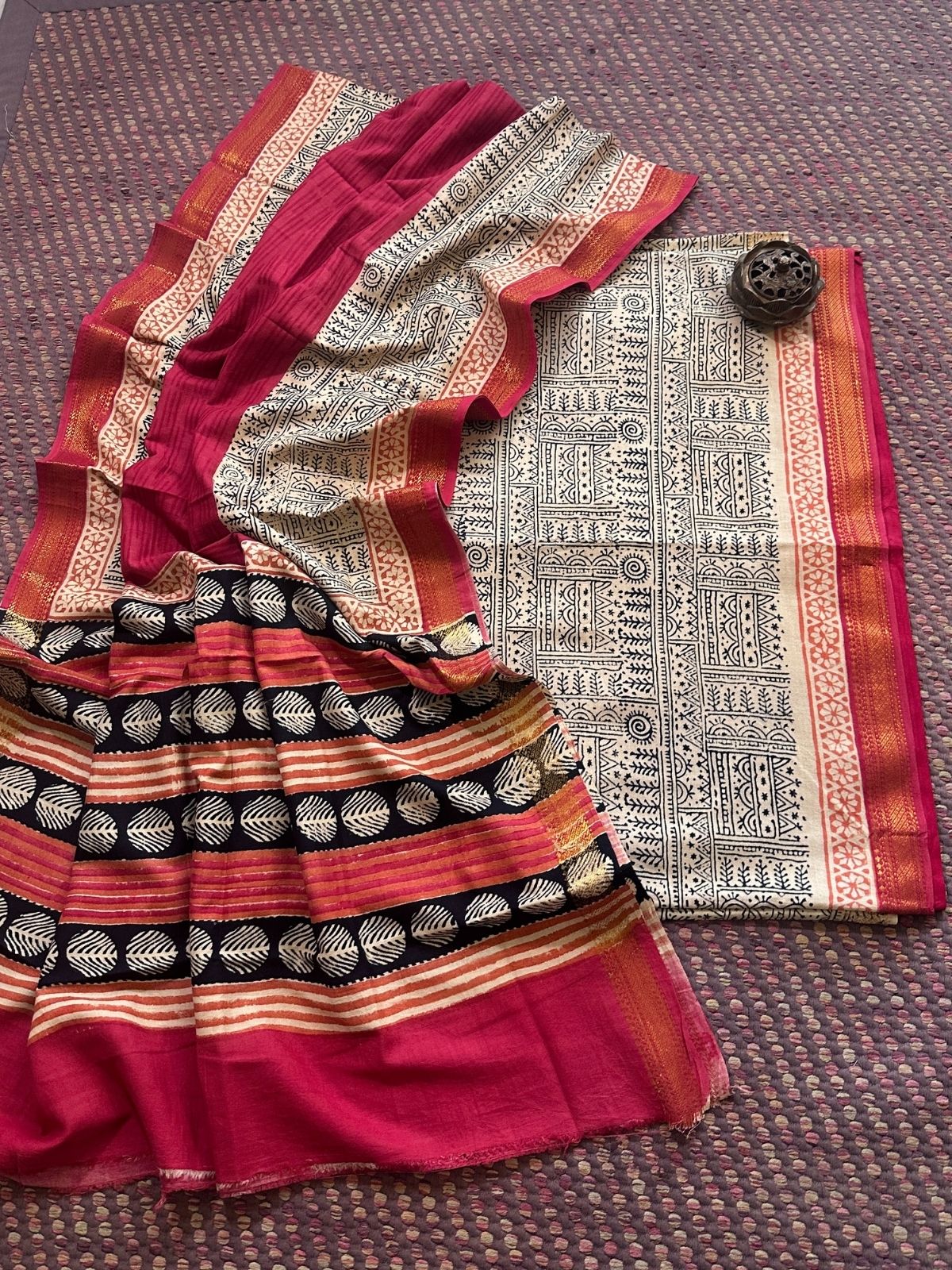 Pure cotton unstitched set