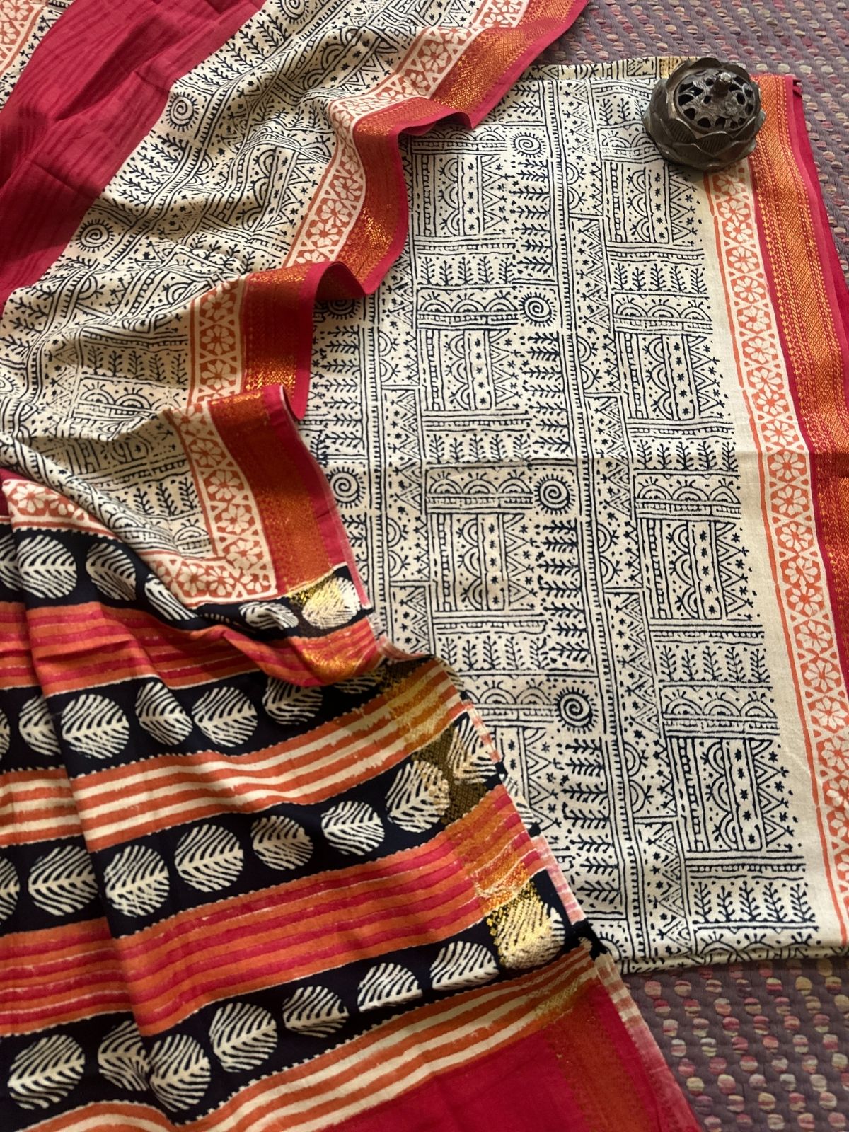 Pure cotton unstitched set