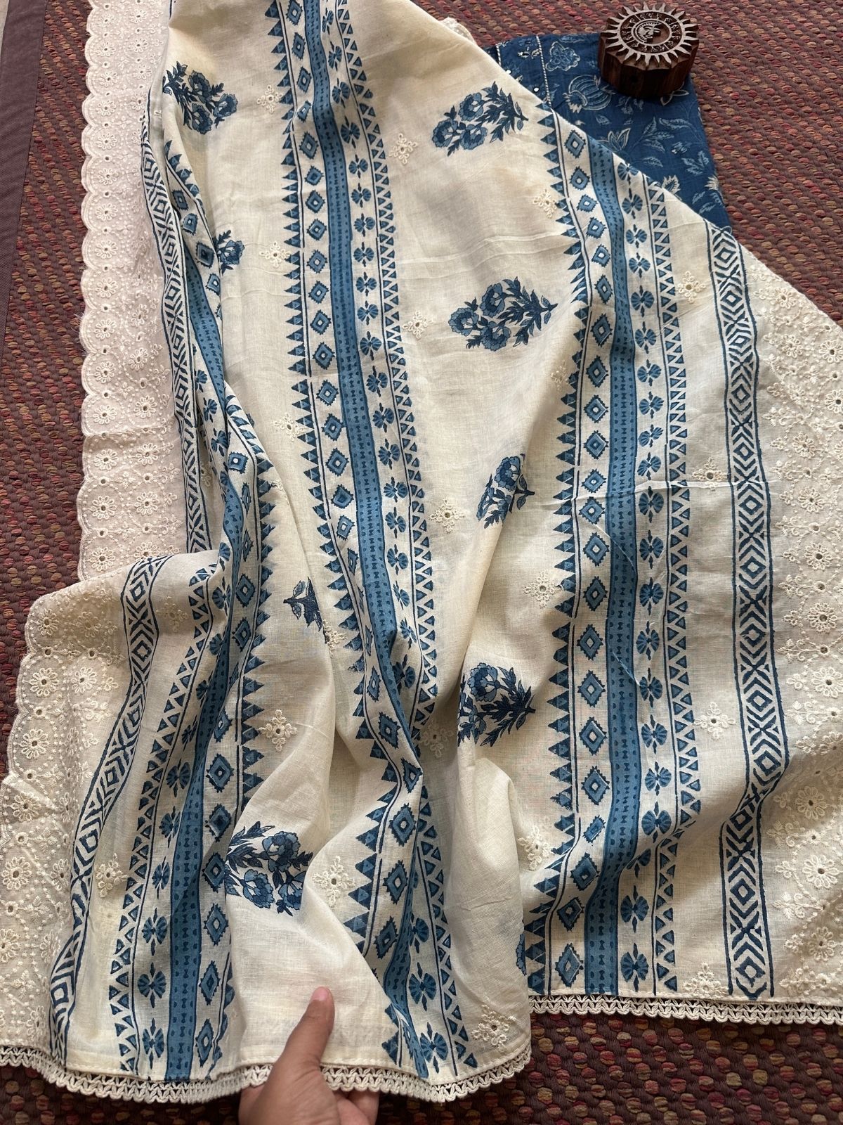 Cotton Embroidered  Set