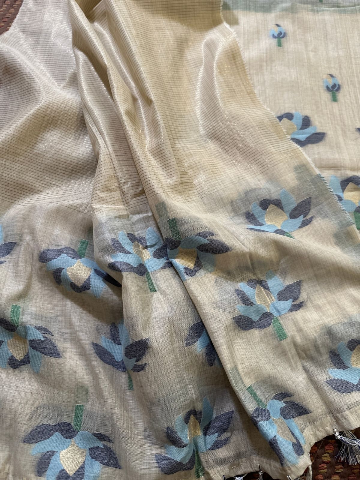 Jamdani Cotton Unstitched Set