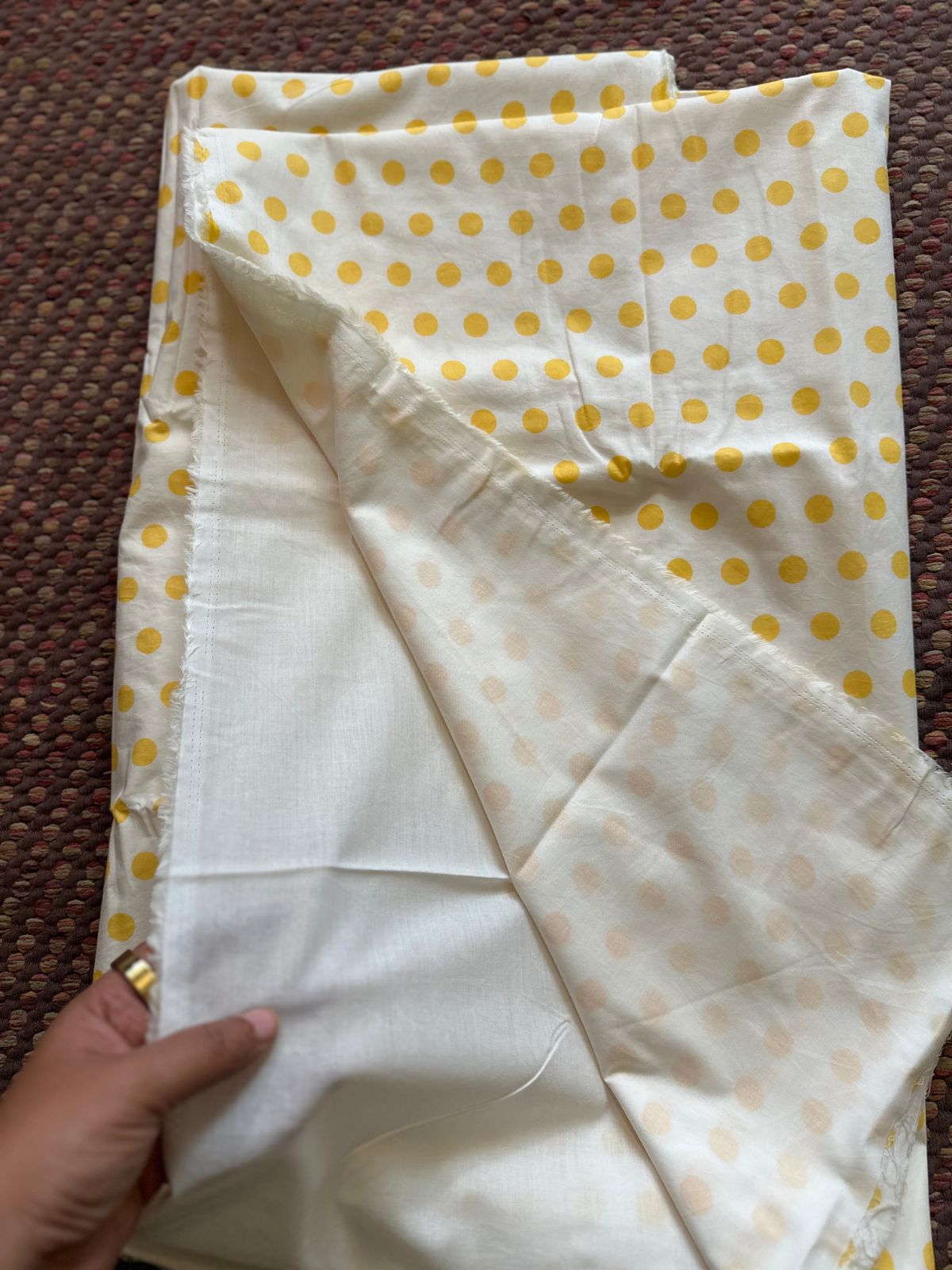 Pure Cotton Unstitched Set with Chiffon Dupatta