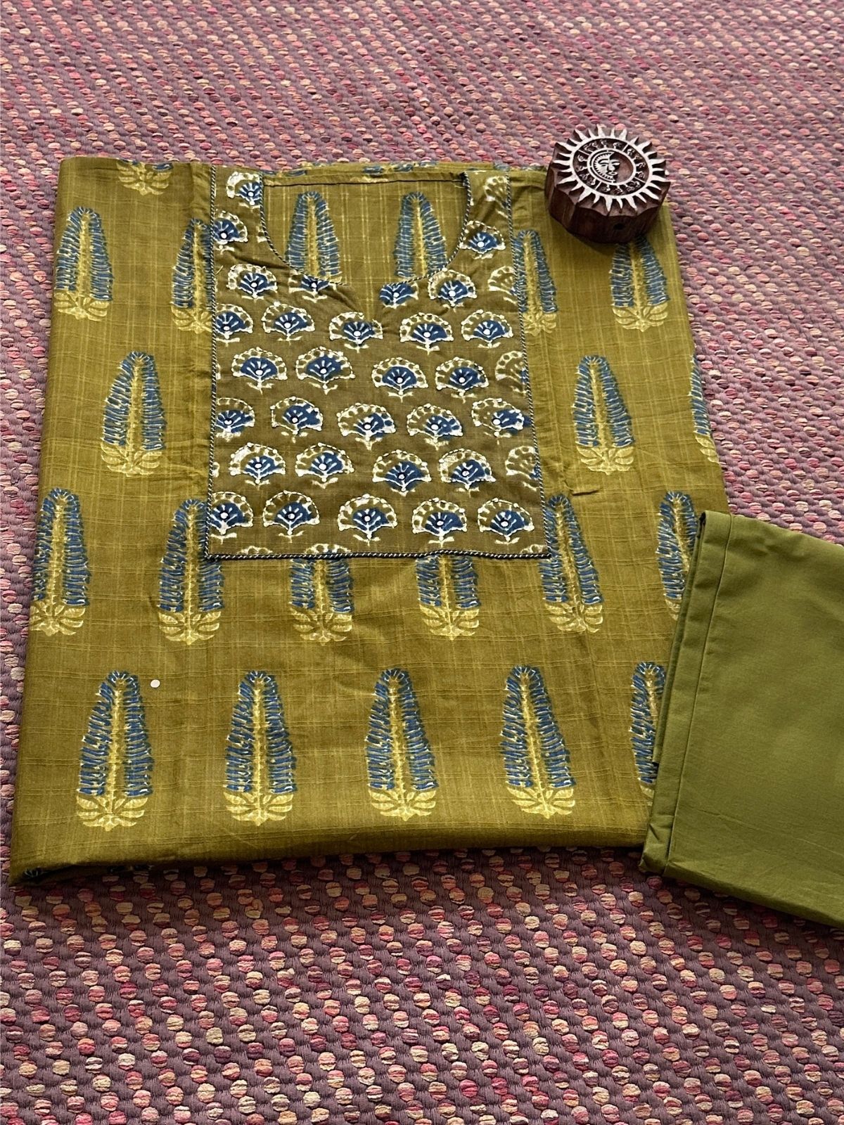 Cotton Embroidered Set