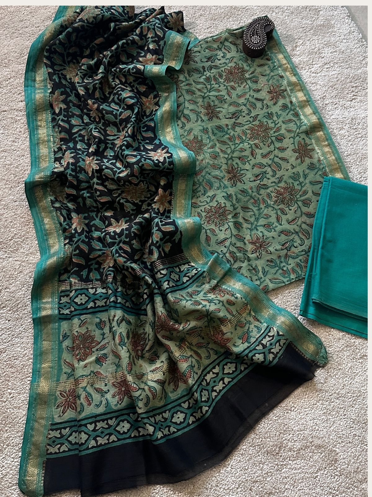 Bahaar-  Maheshwari Silk Set