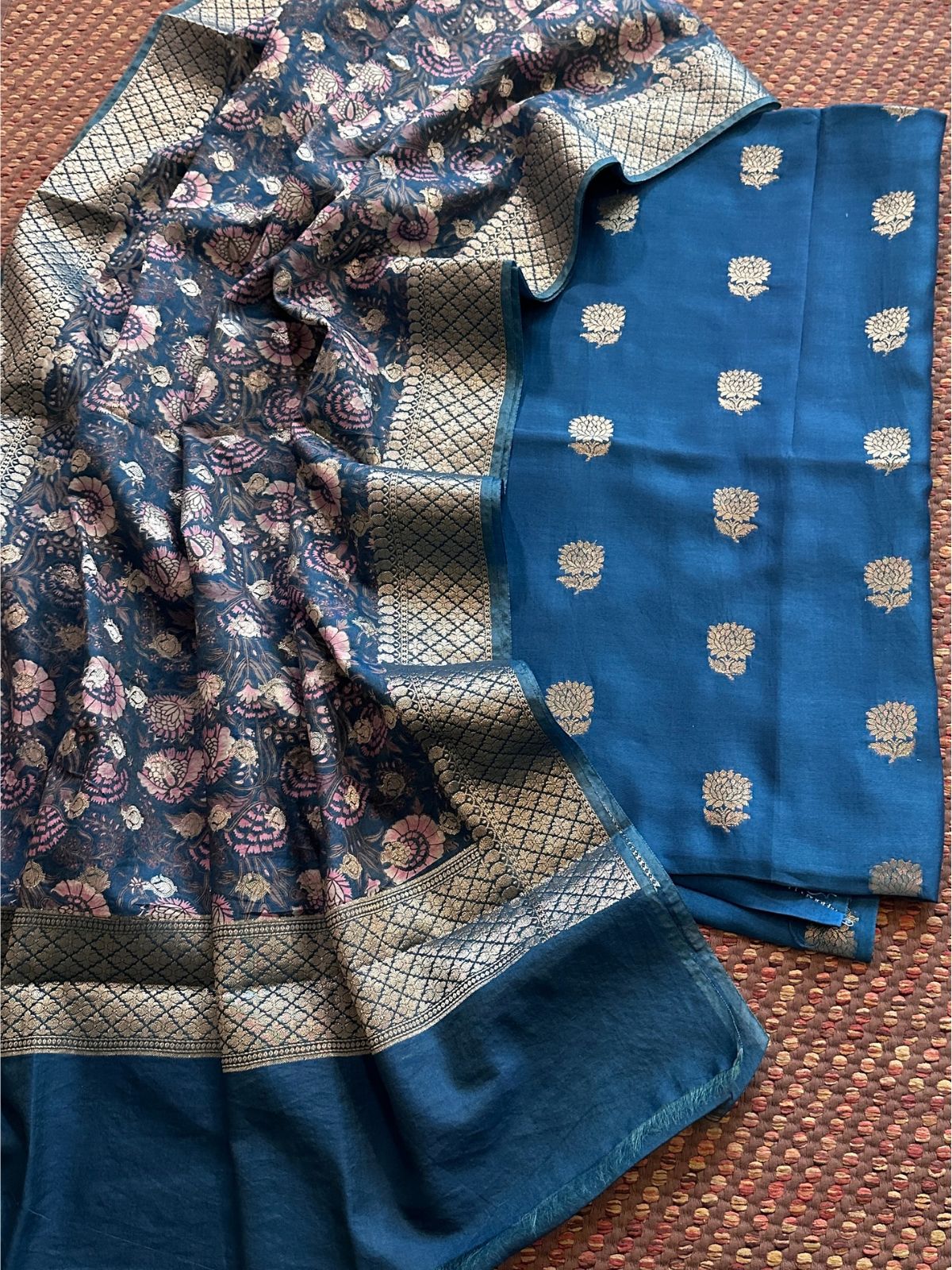 Maheshwari Silk with Benarsi Weave