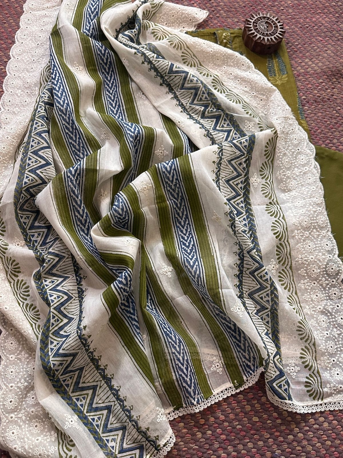Cotton Embroidered Set