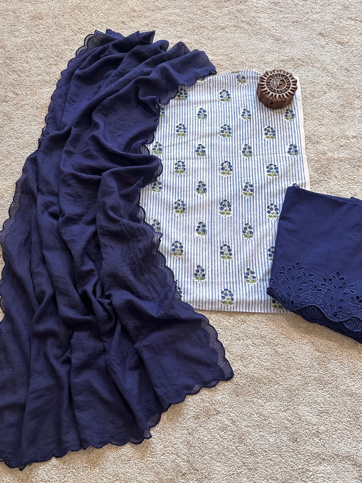 Indigo Bloom Set
