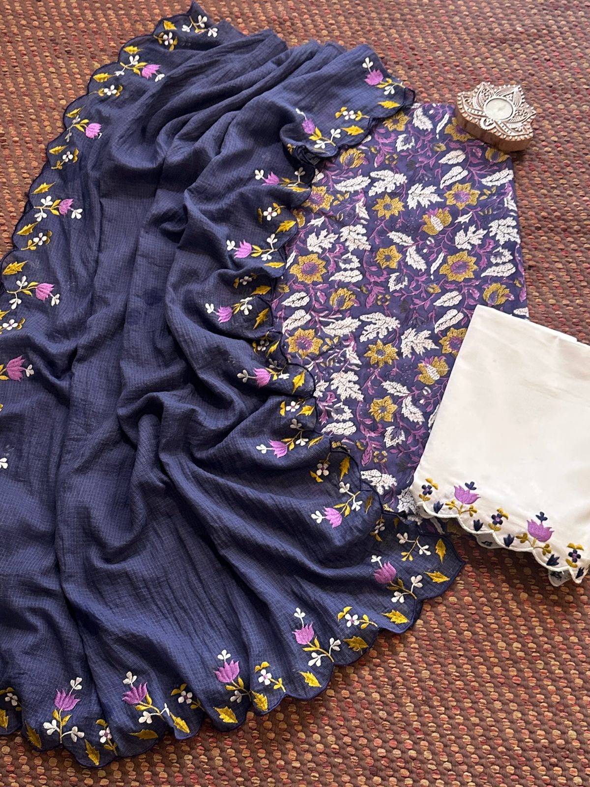 Pure Cotton Fabric with embroidered dupatta and bottom