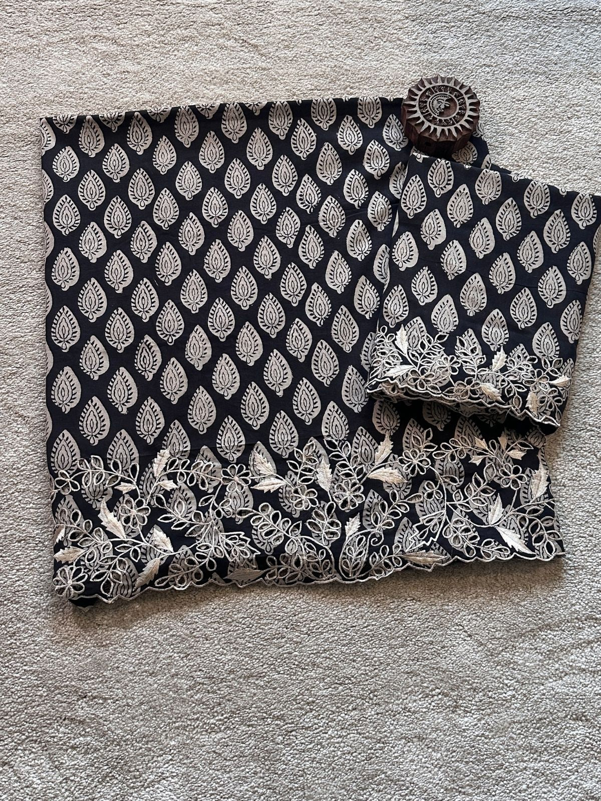 Shadow- Coord Set with Cutwork Embroidery