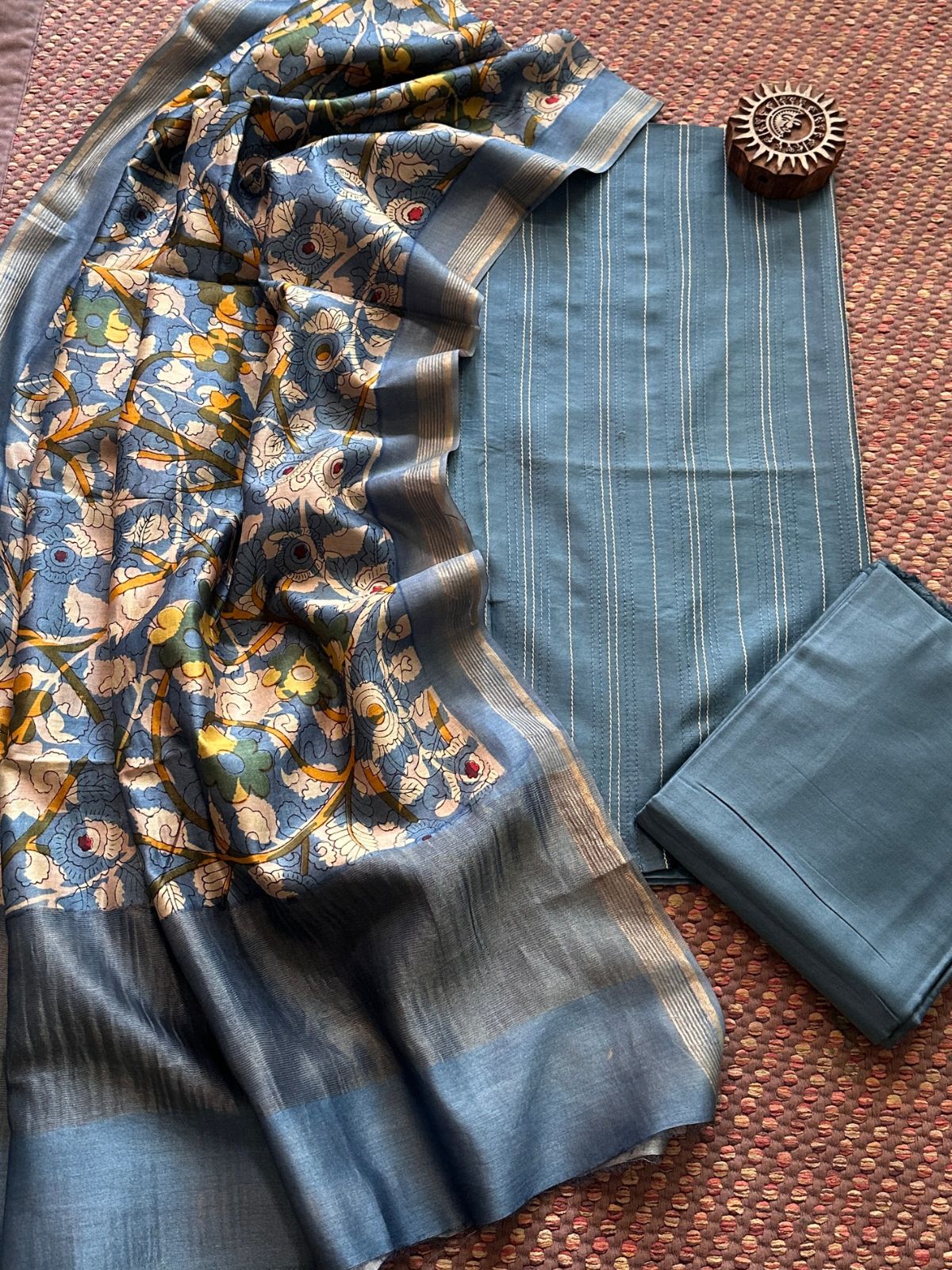 Premium Maheshwari Silk Set