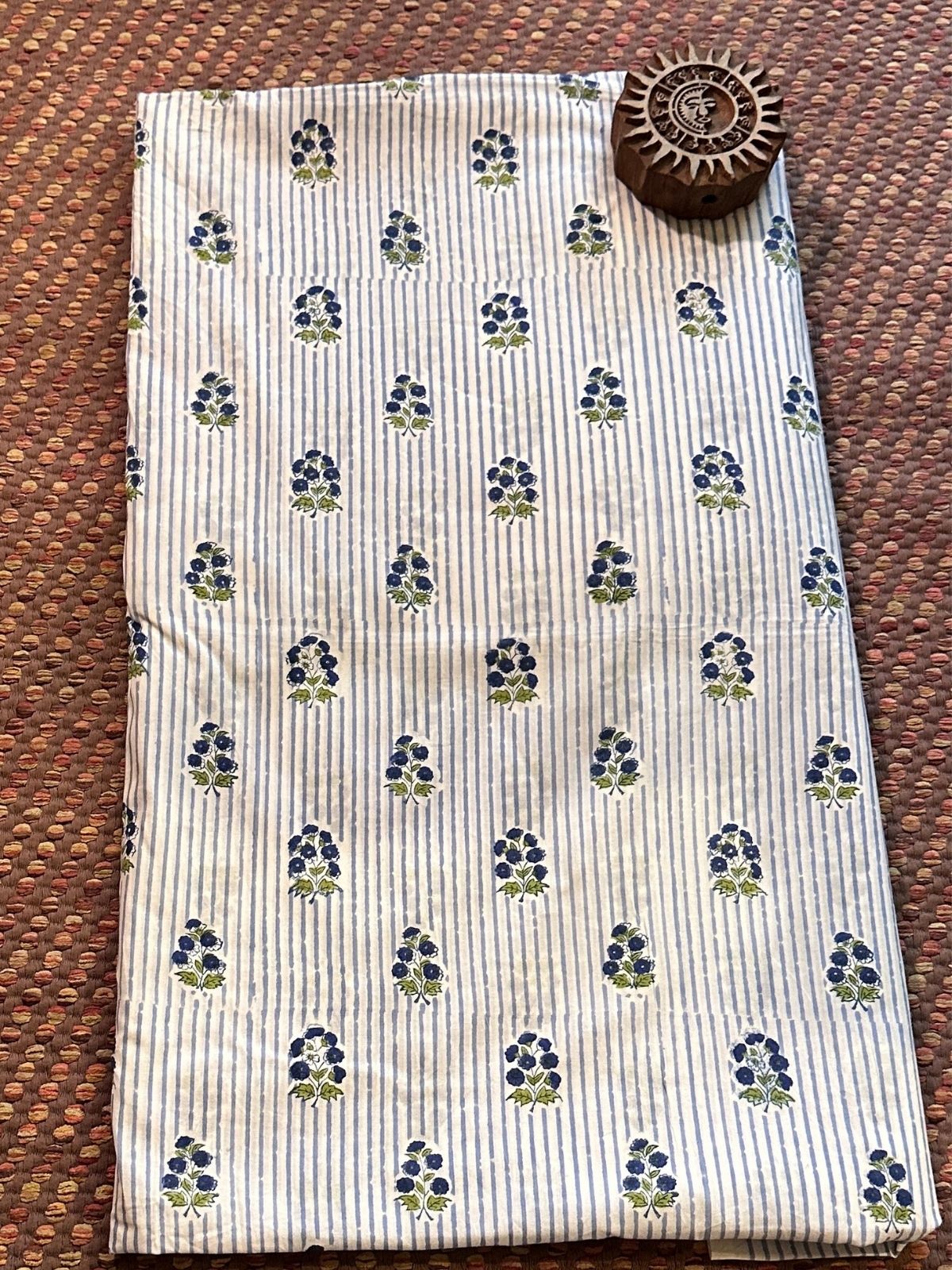 Pure Cotton Hand-blocked Fabric