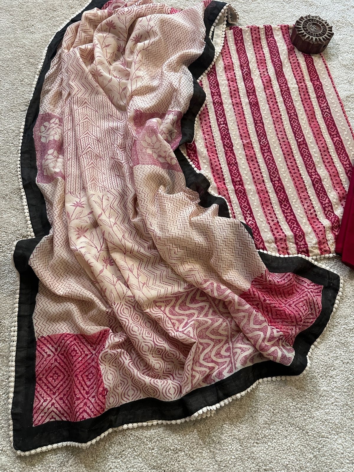 Premium Muslin Embroidered Set