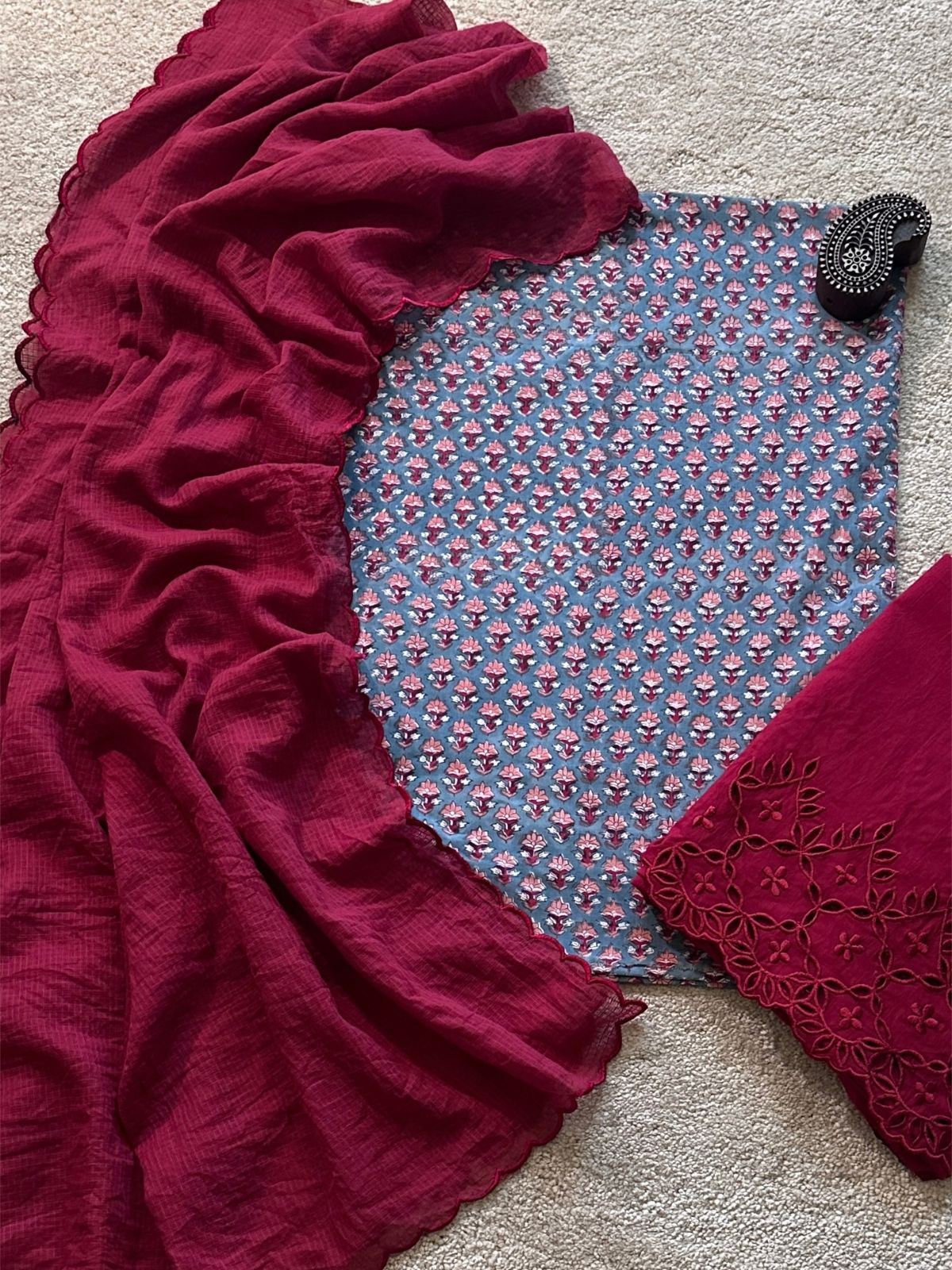 Ziva- Unstitched  Set