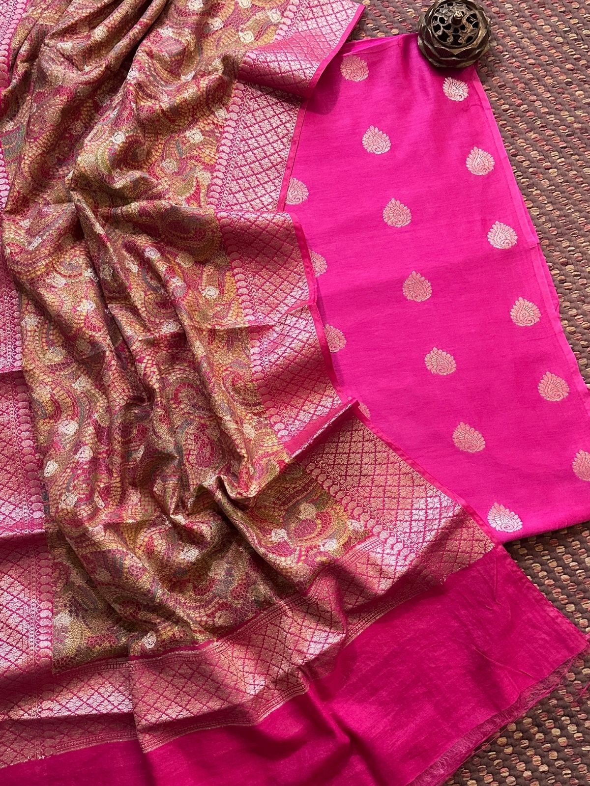 Maheshwari Silk with Benarsi Weave