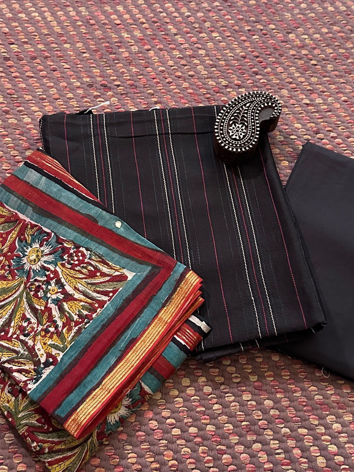 Premium Maheshwari Silk Set