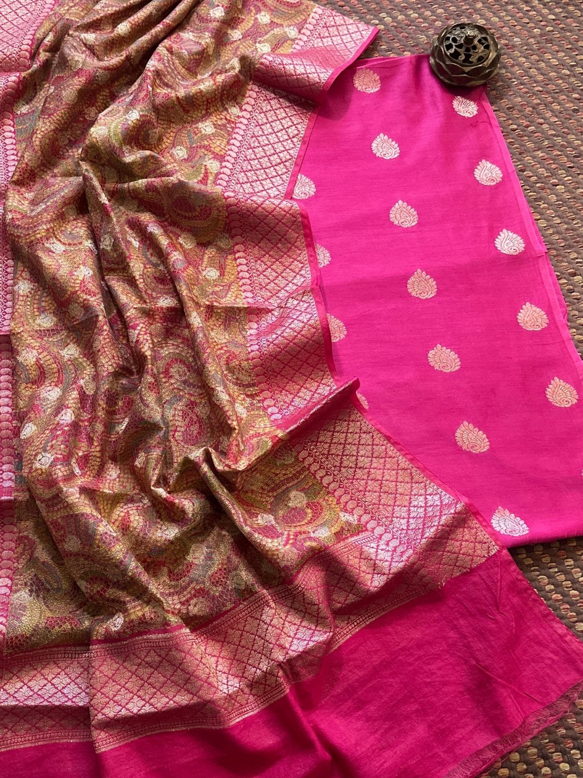 Maheshwari Silk with Benarsi Weave