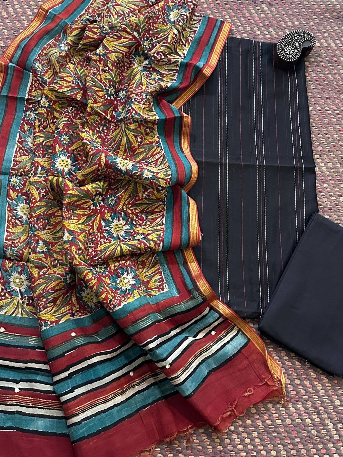 Premium Maheshwari Silk Set