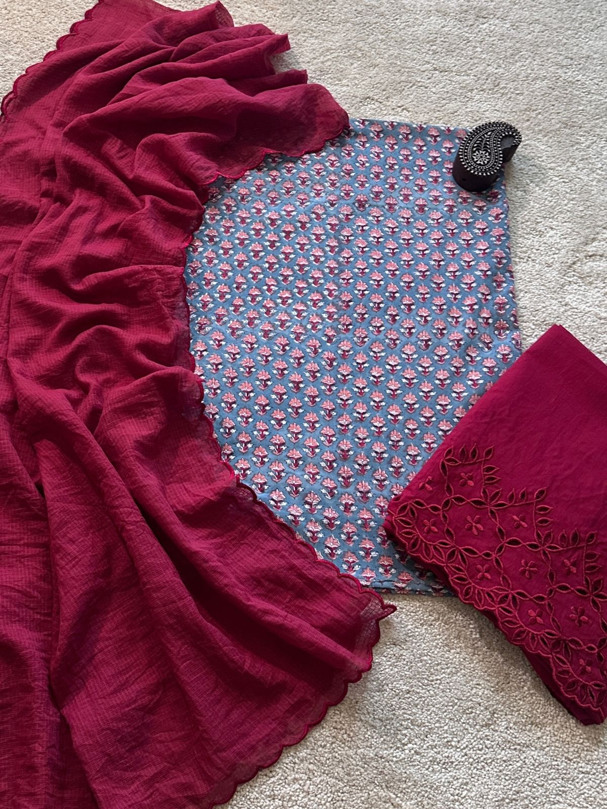 Ziva- Unstitched  Set