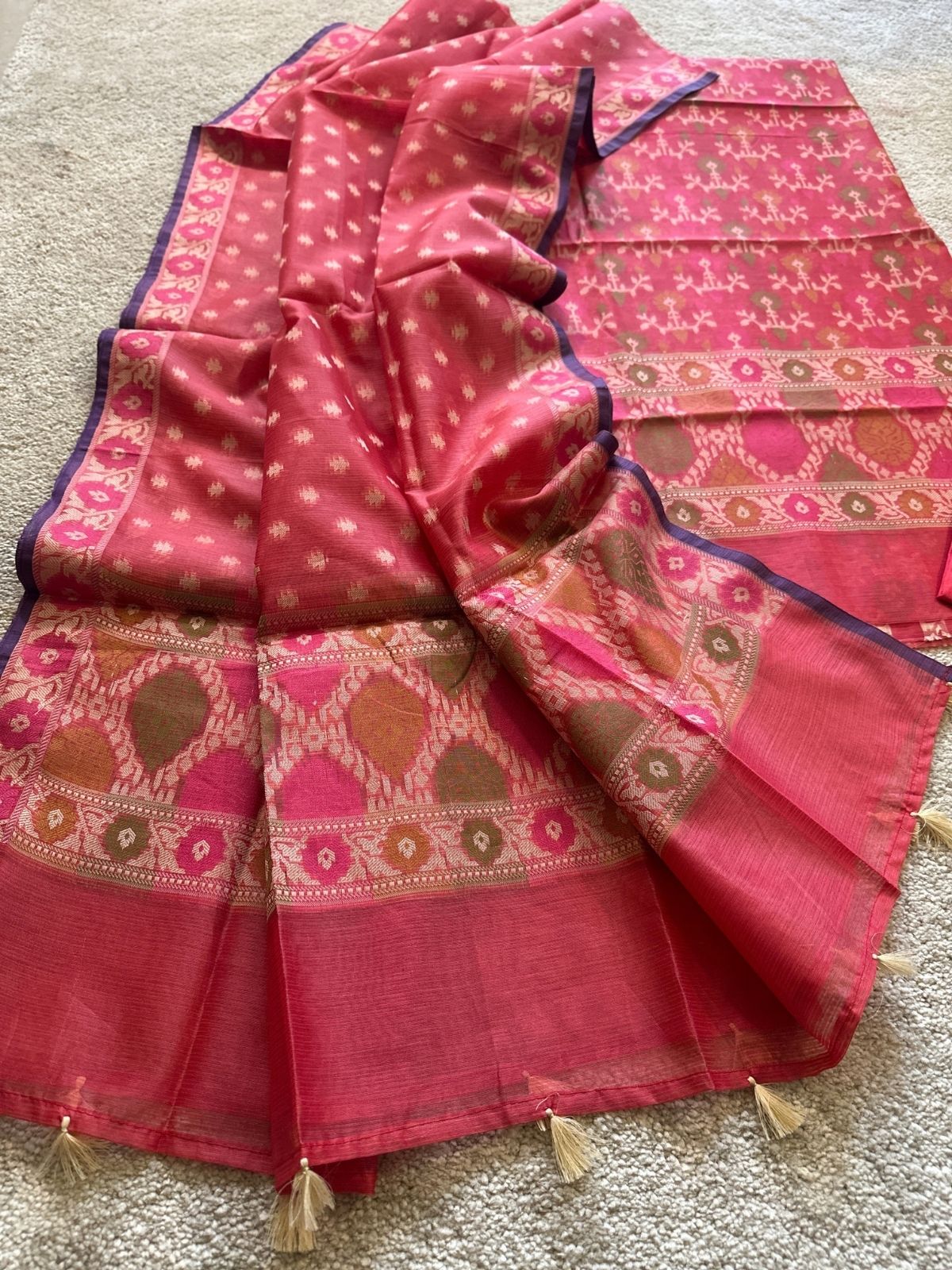 Rani- Jamdani Cotton Unstitched Set
