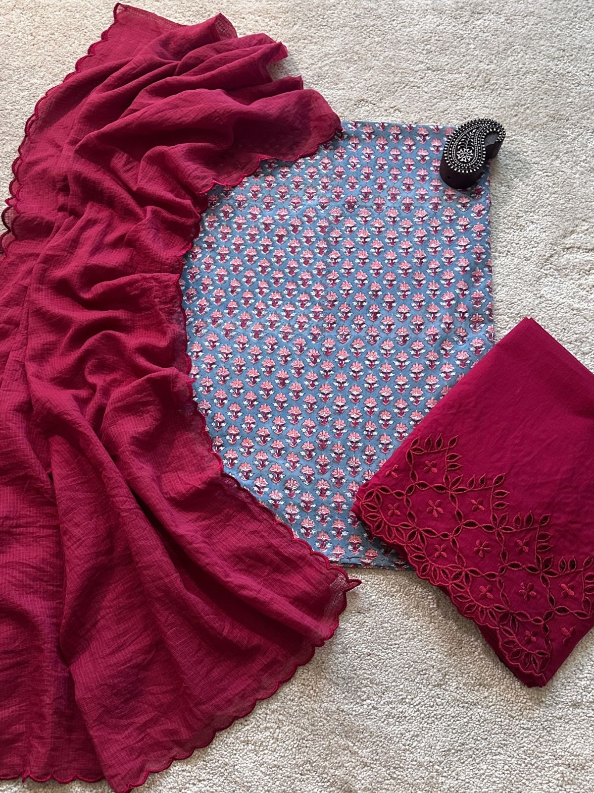 Ziva- Unstitched  Set
