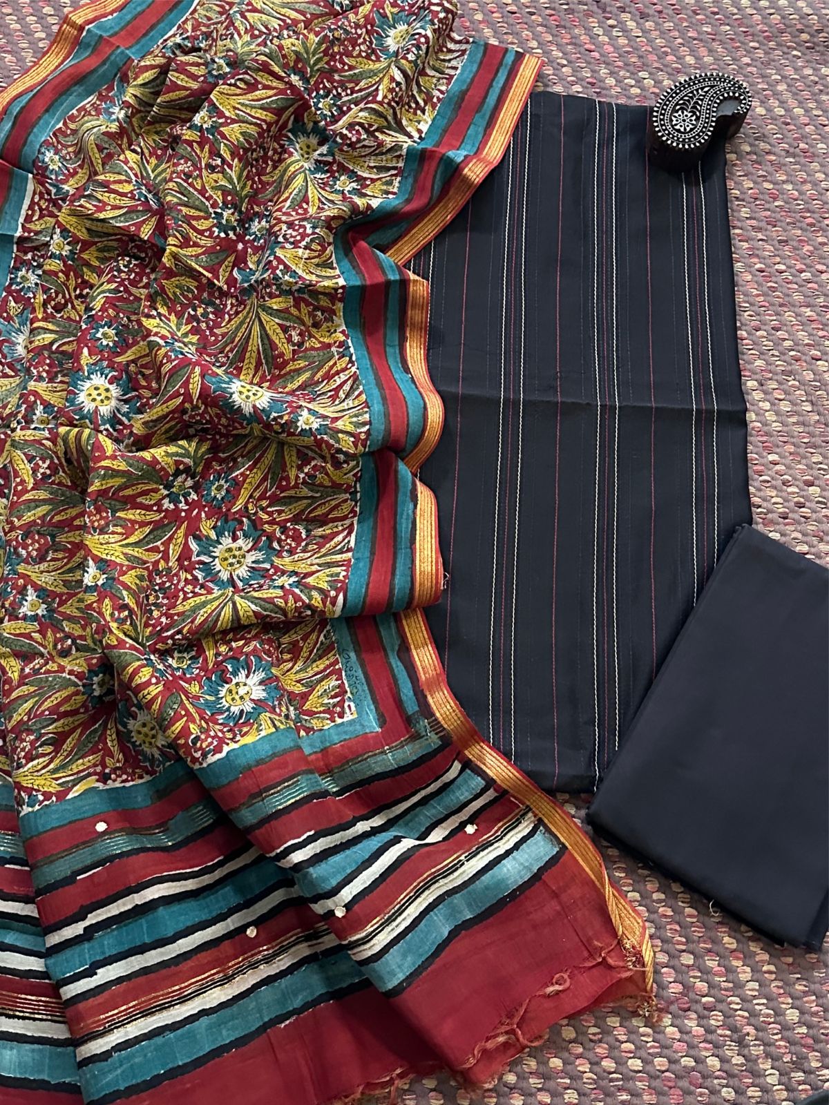 Premium Maheshwari Silk Set