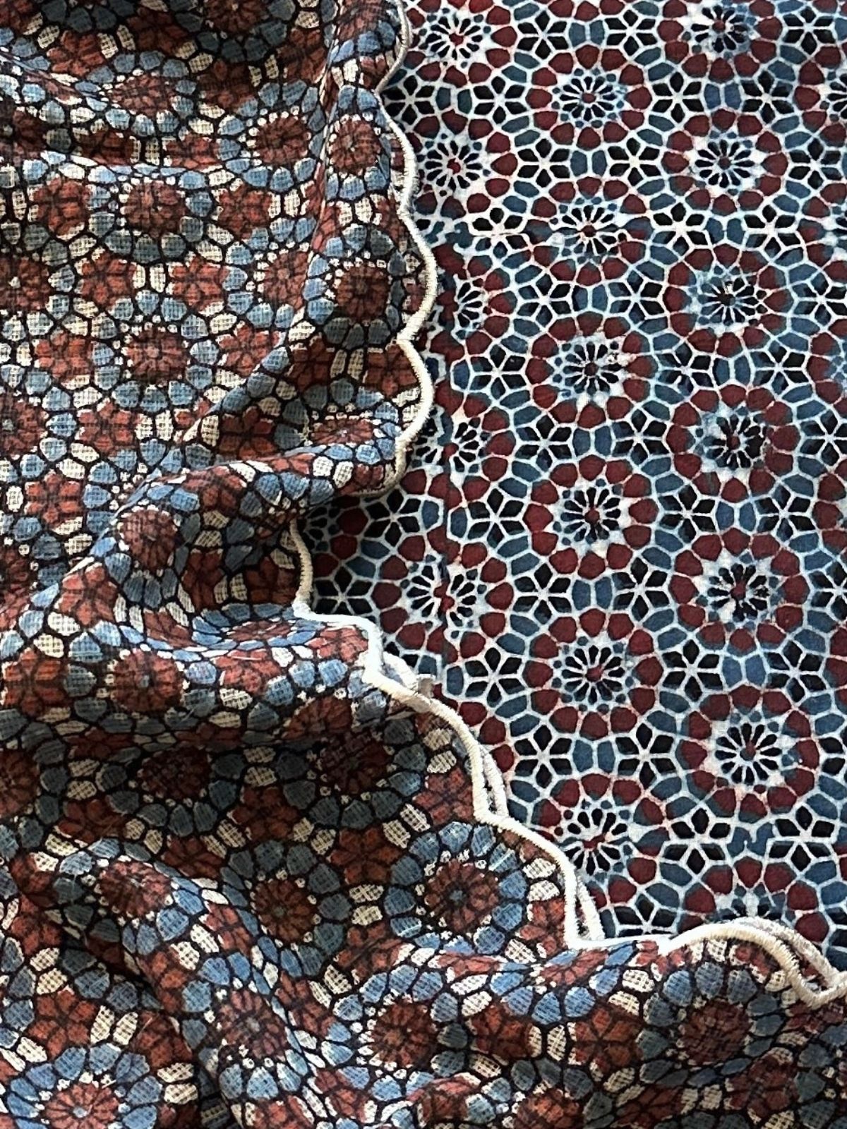 Zoya Set - Ajrak Unstiched