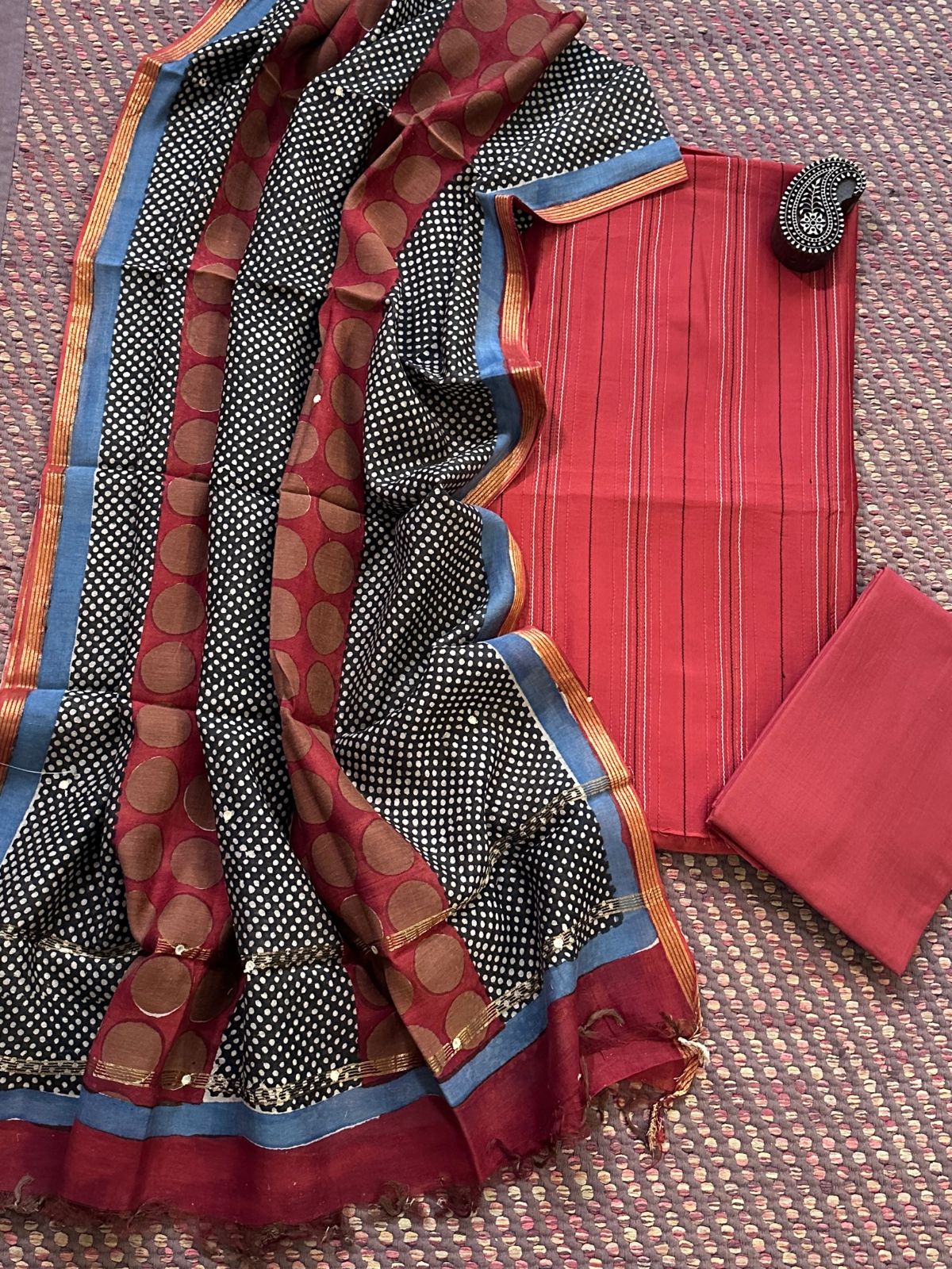 Premium Maheshwari Silk Set
