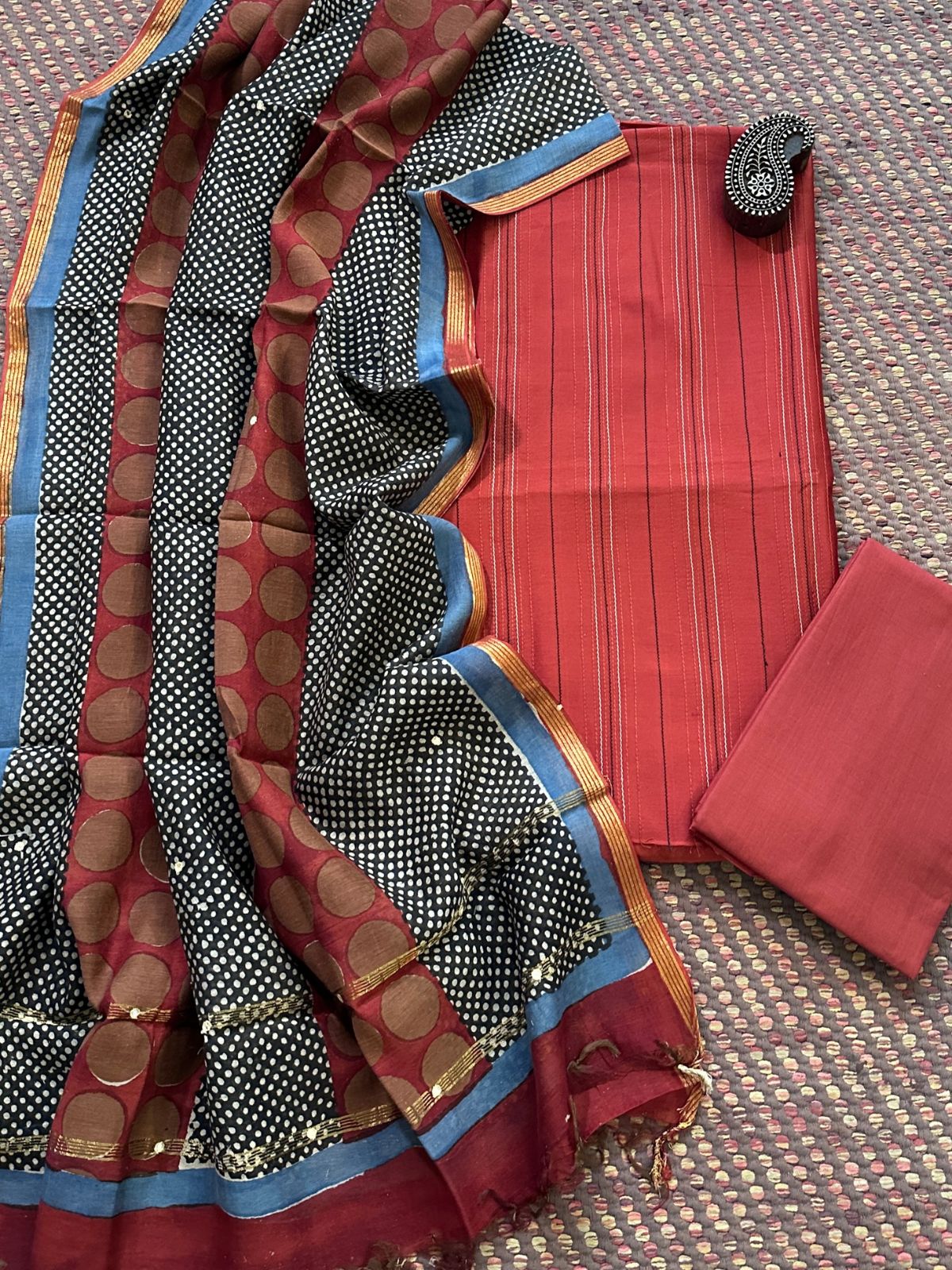 Premium Maheshwari Silk Set