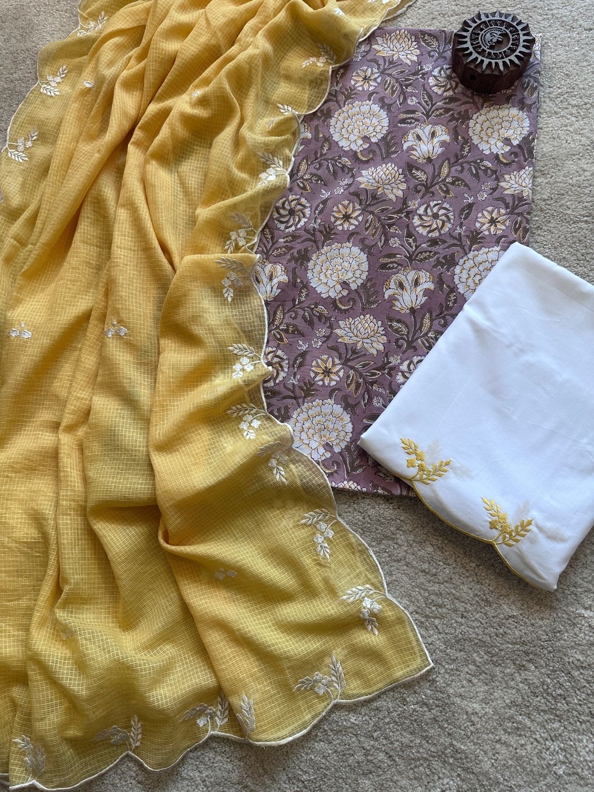 Rumi - Unstitched Set