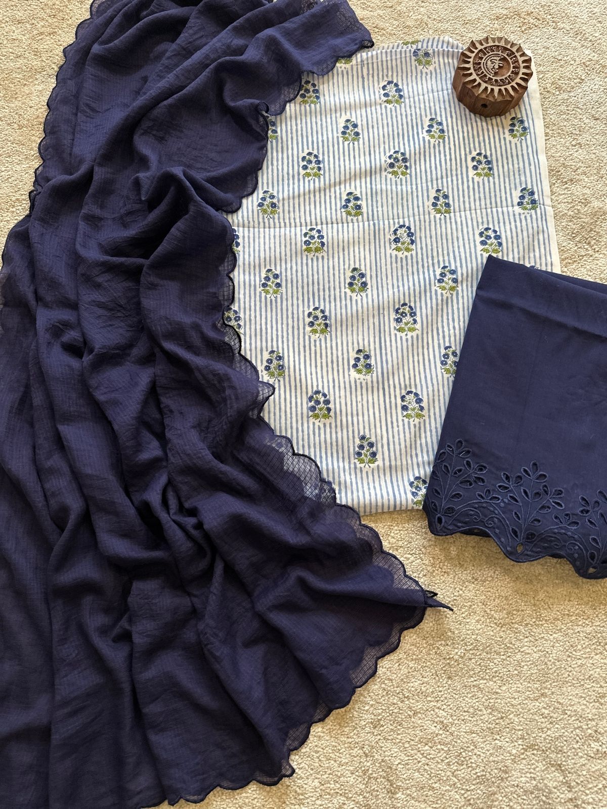 Indigo Bloom Set