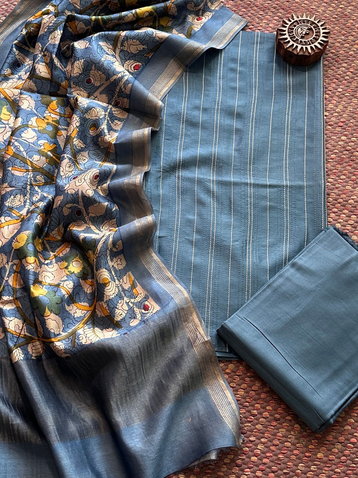 Premium Maheshwari Silk Set