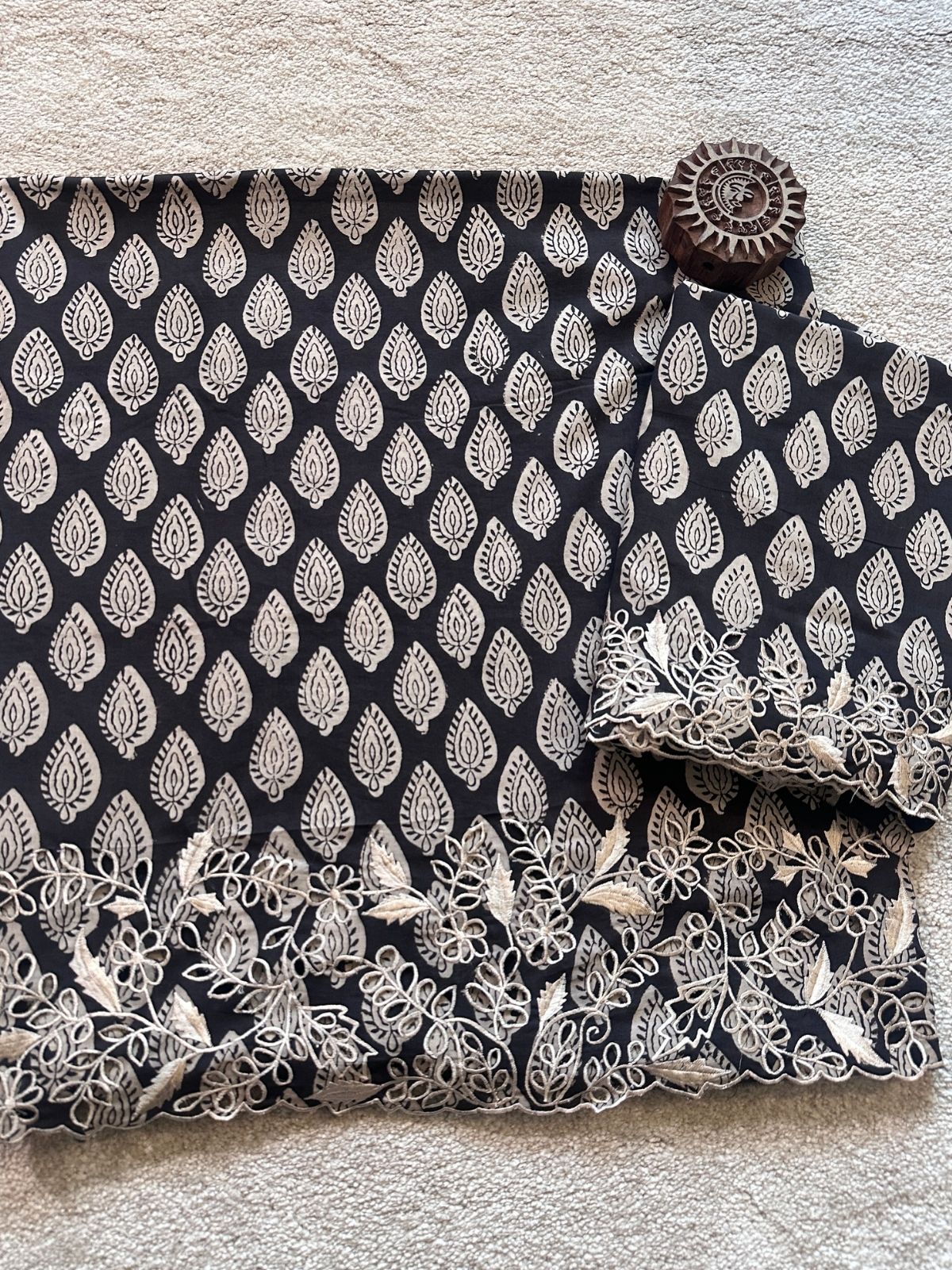 Shadow- Coord Set with Cutwork Embroidery