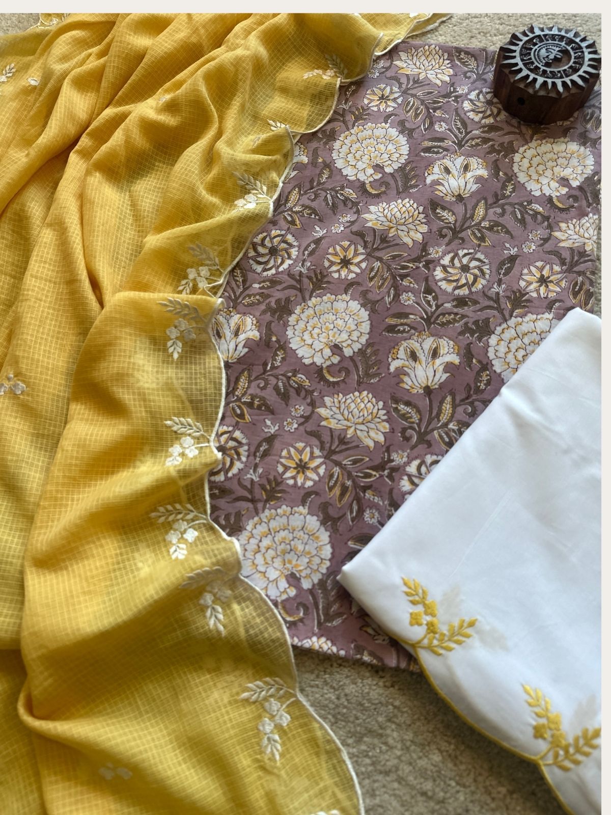 Rumi - Unstitched Set