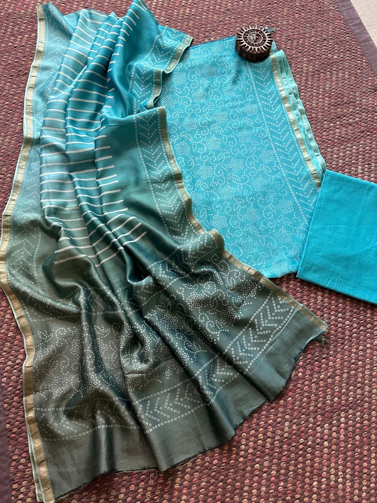 Premium Maheshwari Silk Set