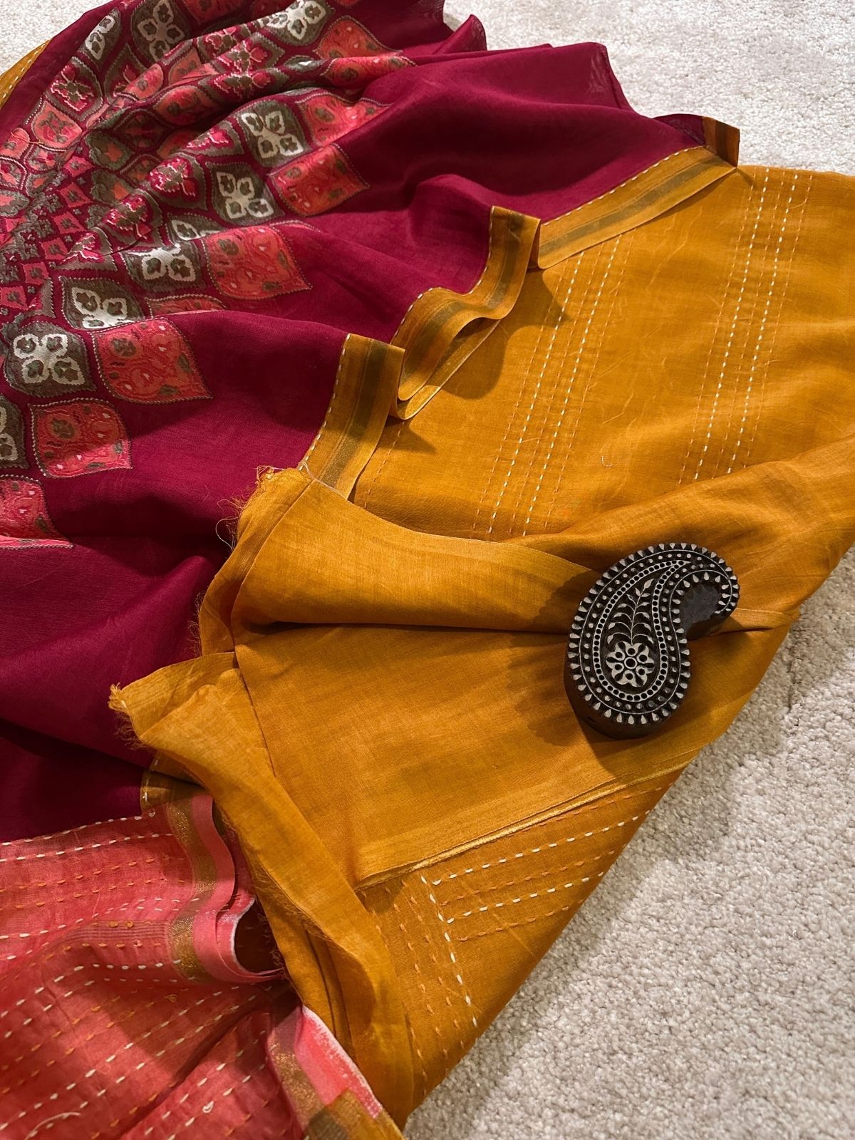 Heena -Premium Maheshwari Silk Set