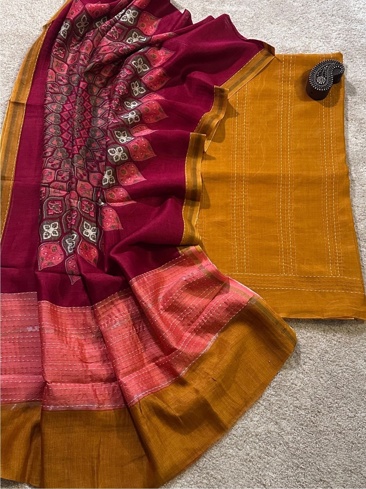 Heena -Premium Maheshwari Silk Set