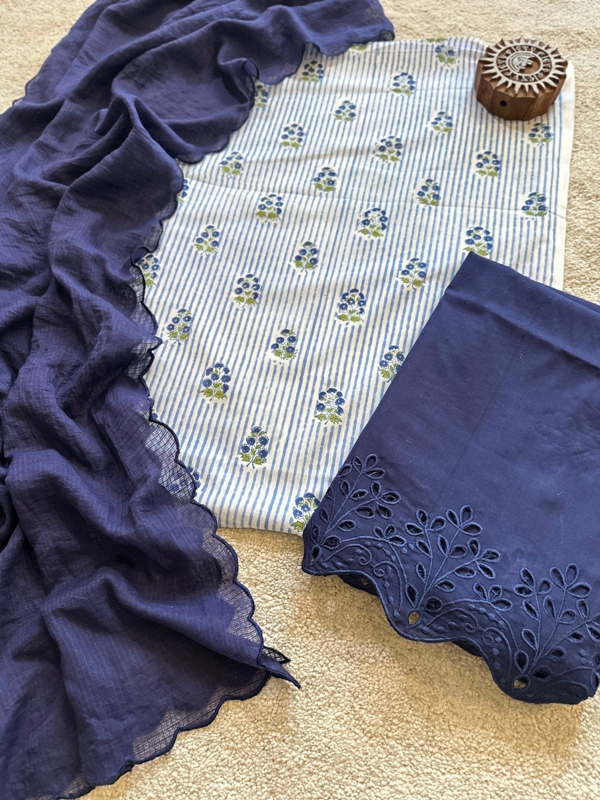 Indigo Bloom Set