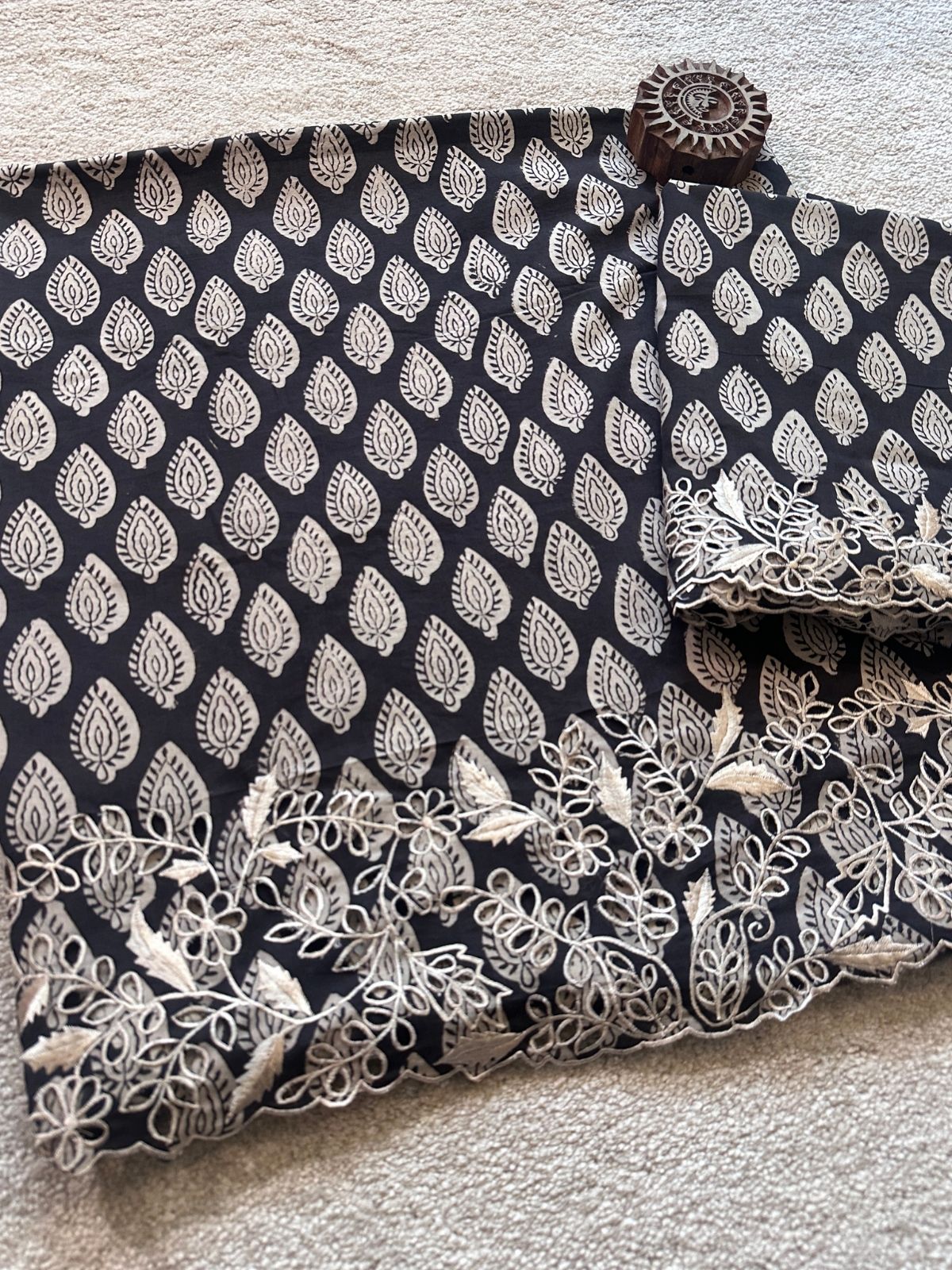 Shadow- Coord Set with Cutwork Embroidery