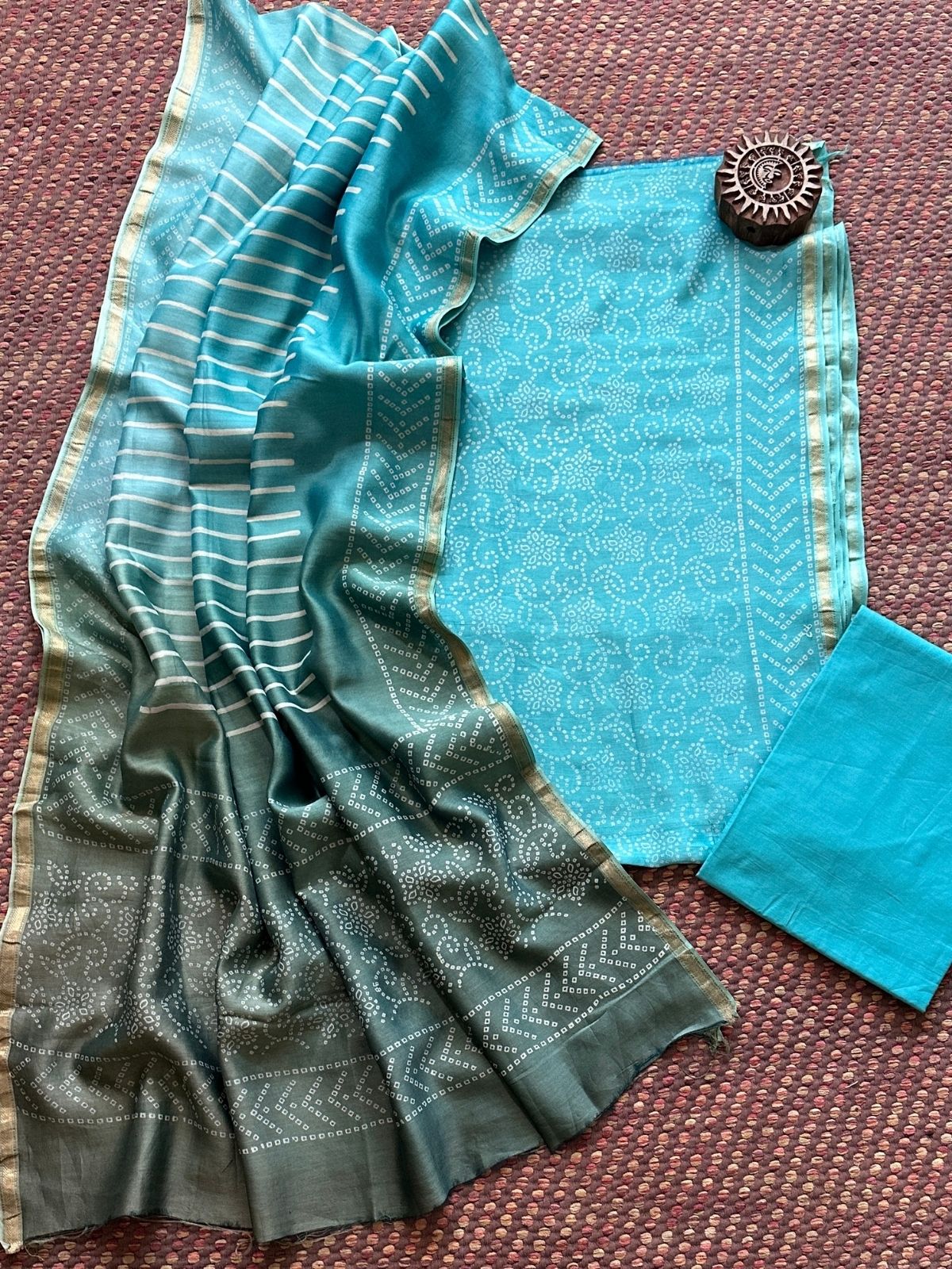 Premium Maheshwari Silk Set