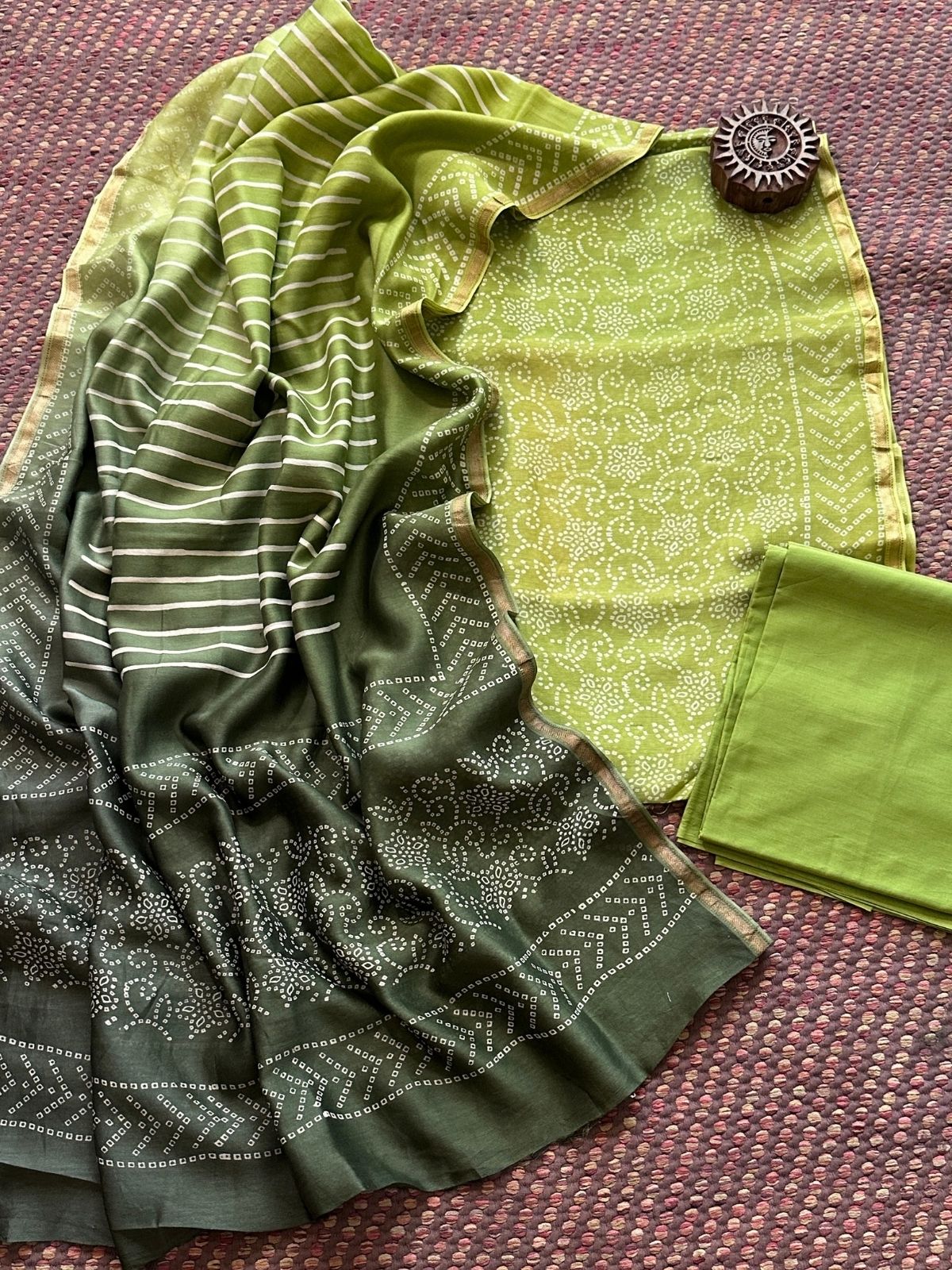 Premium Maheshwari Silk Set