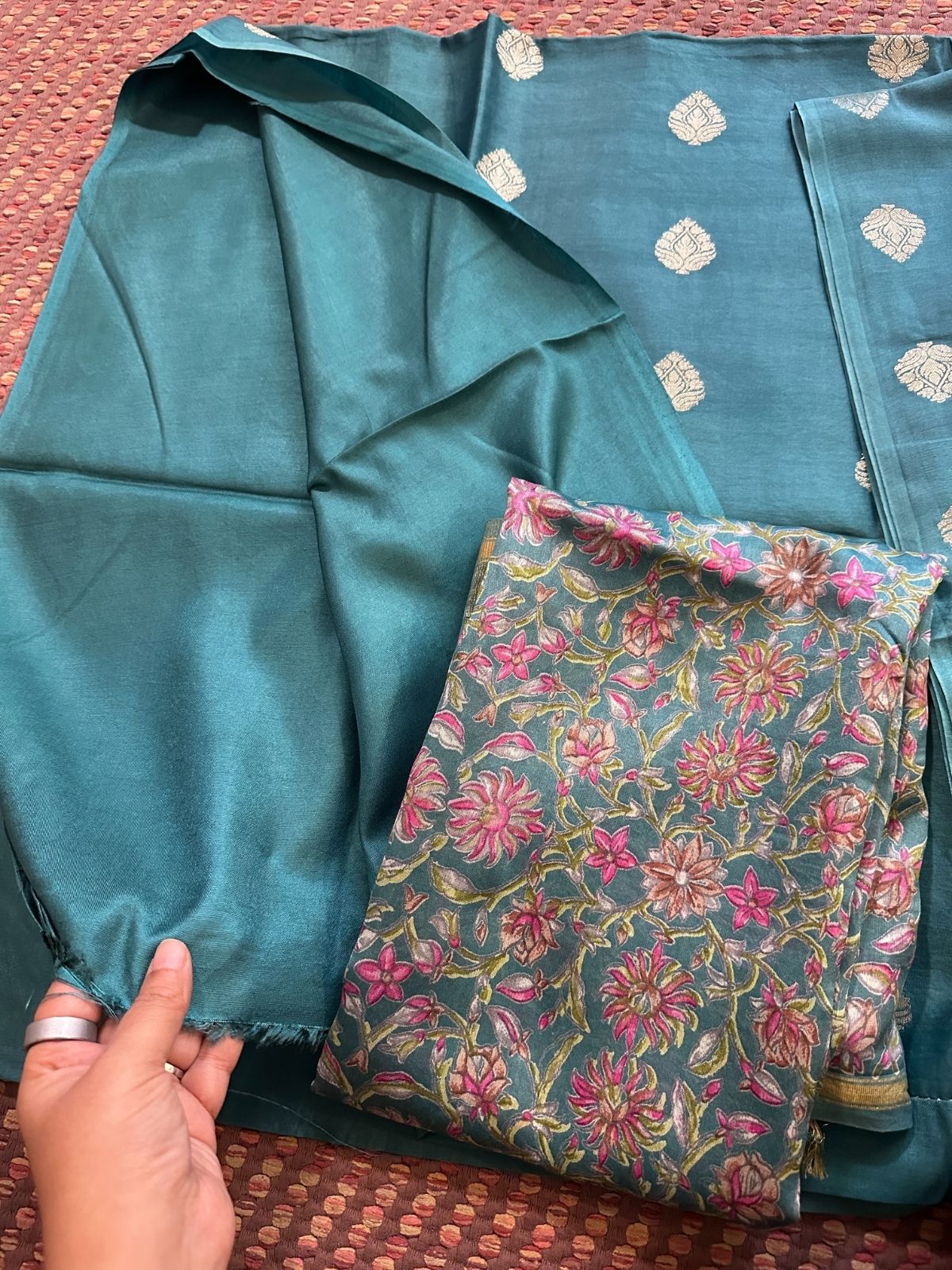 Maheshwari Silk with Benarsi Weave