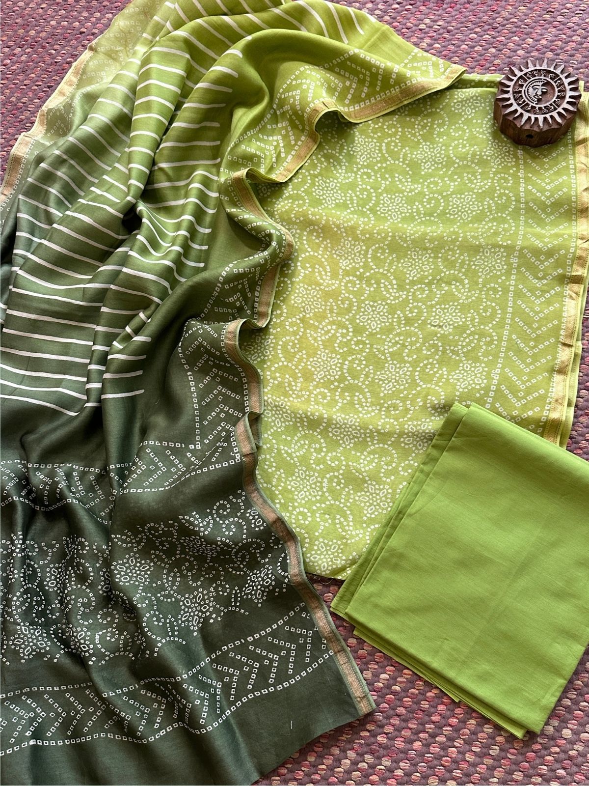 Premium Maheshwari Silk Set