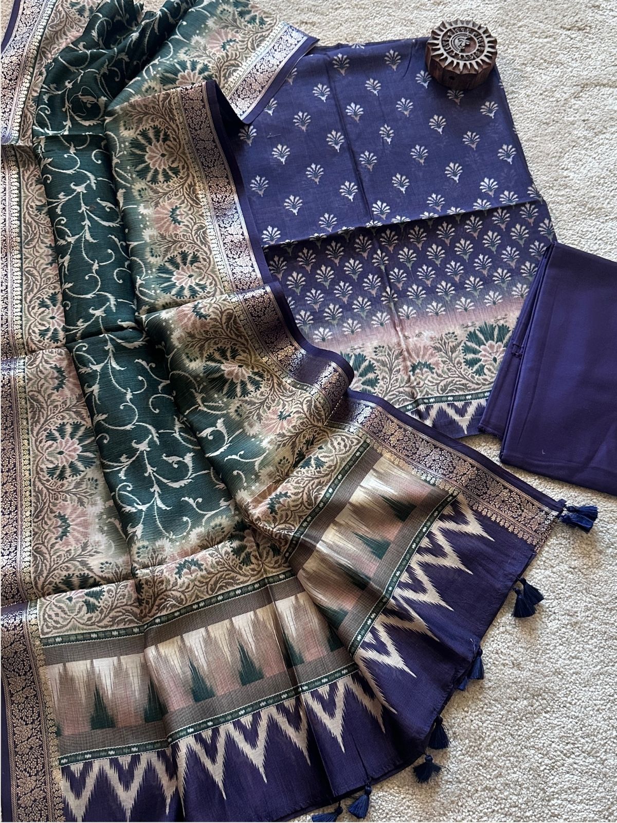 Piyusha- Unstitched Set