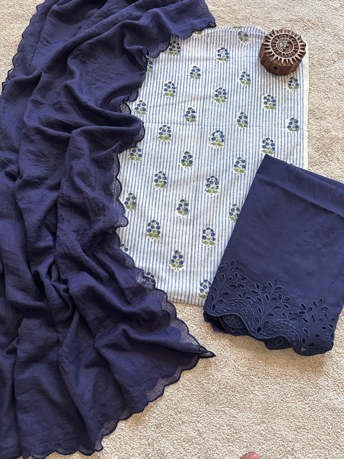 Indigo Bloom Set
