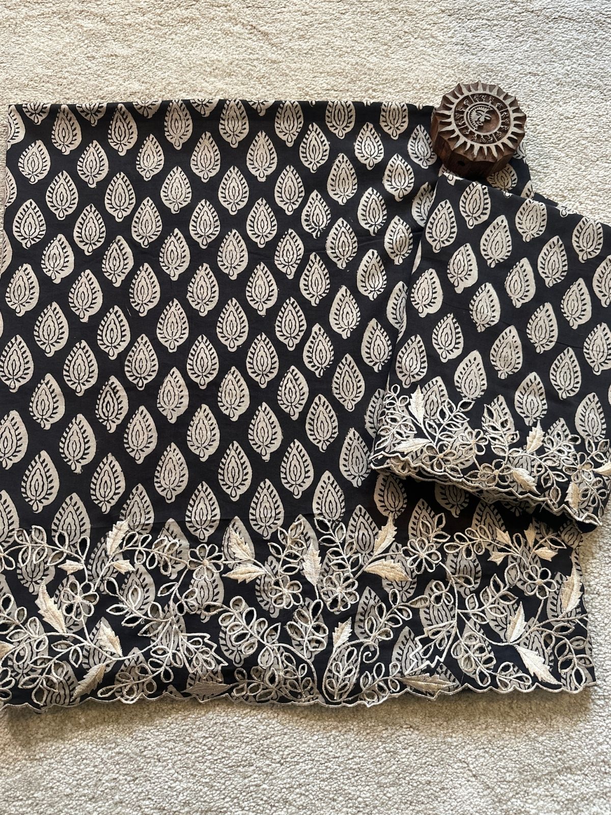 Shadow- Coord Set with Cutwork Embroidery